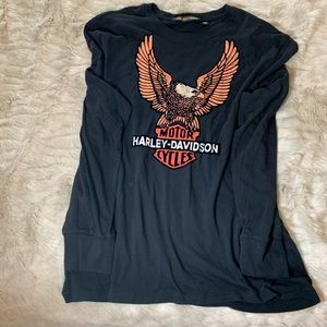 Harley-Davidson Mens Vintage Eagle Long Sleeve 2XL